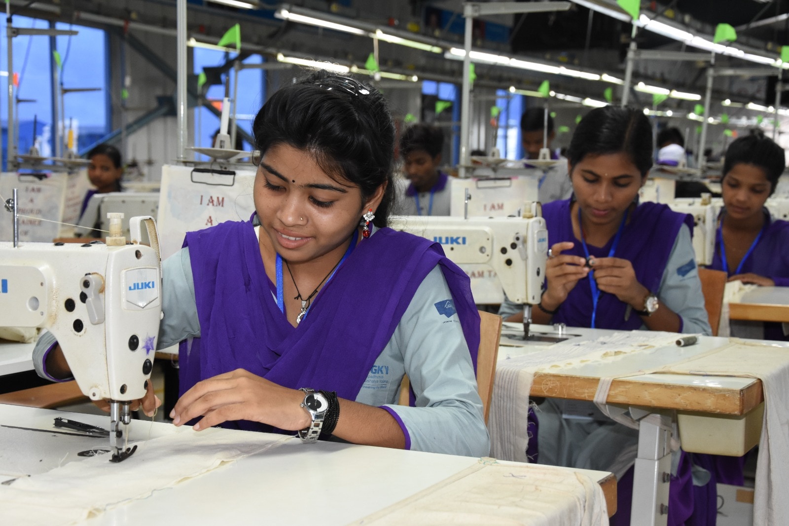 Candidates learning industry skills